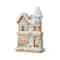 Glitzhome® 11.75" Christmas Macaron Resin Village Table Decor